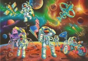 Moon Landing Children's Cartoon Children's Puzzles By Ravensburger