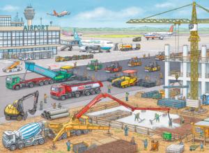 Construction at the Airport - Scratch and Dent Construction Children's Puzzles By Ravensburger
