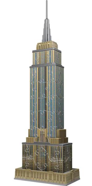 3D Mini Empire State Building New York Miniature Puzzle By Ravensburger