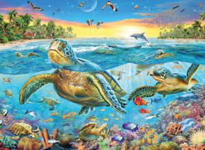 Swim with Sea Turtles Sea Life Children's Puzzles By Ravensburger