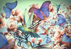 Hummingbird Flower & Garden Jigsaw Puzzle By Ravensburger
