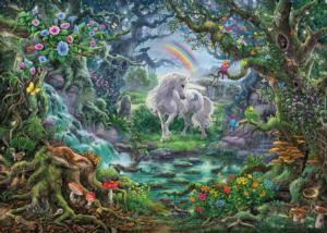 The Unicorn Waterfall Jigsaw Puzzle By Ravensburger