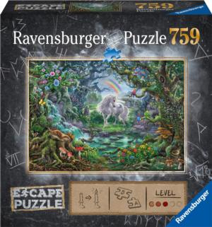 ESCAPE PUZZLE: The Unicorn Waterfall Escape / Murder Mystery By Ravensburger