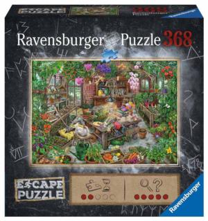 ESCAPE PUZZLE:  The Cursed Greenhouse Flower & Garden Escape / Murder Mystery By Ravensburger