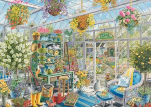 Greenhouse Heaven - Scratch and Dent Flower & Garden Large Piece By Ravensburger