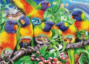 Land of the Lorikeet Birds Jigsaw Puzzle By Ravensburger