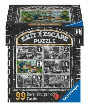 EXIT ESCAPE: Winter Garden Around the House Escape / Murder Mystery By Ravensburger