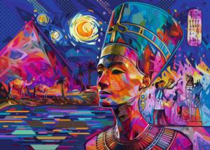 Nefertiti on the Nile Egypt Jigsaw Puzzle By Ravensburger