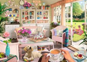 The Tea Shed - Scratch and Dent Around the House Jigsaw Puzzle By Ravensburger