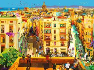 Dining in Valencia Spain Jigsaw Puzzle By Ravensburger