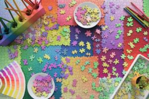Puzzles on Puzzles Rainbow & Gradient Jigsaw Puzzle By Ravensburger