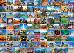 99 Beautiful Places on Earth Collage Jigsaw Puzzle By Ravensburger