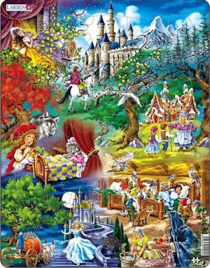 Grimm's Fairy Tales Fantasy Children's Puzzles By Larsen Puzzles