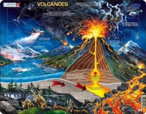 Volcanos Science Children's Puzzles By Larsen Puzzles