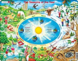Seasons Of The Year Educational Children's Puzzles By Larsen Puzzles