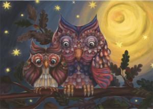 Night Owls Birds Children's Puzzles By D-Toys