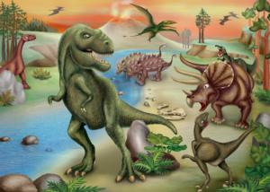T-Rex Dinosaurs Children's Puzzles By D-Toys