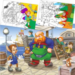 Pinocchio Color Me Movies & TV Coloring Puzzle By D-Toys