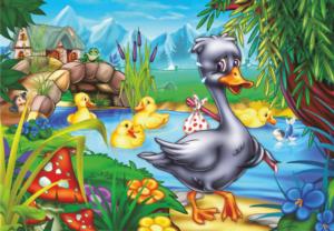 Ugly Duckling Children's Cartoon Children's Puzzles By D-Toys