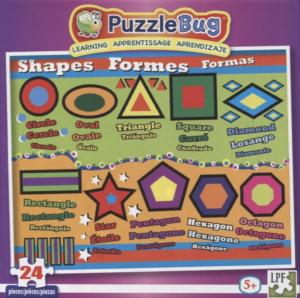 Shapes Alphabet & Numbers Children's Puzzles By Puzzle Bug