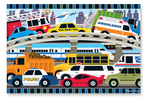 Traffic Jam Vehicles Children's Puzzles By Melissa and Doug