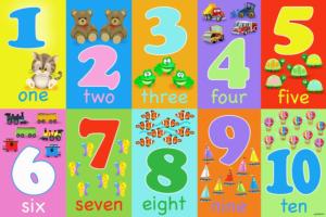 Numbers Alphabet & Numbers Children's Puzzles By Karmin International