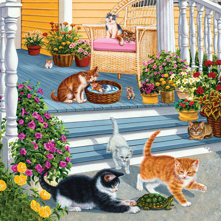 A New Playmate Cats Jigsaw Puzzle By SunsOut