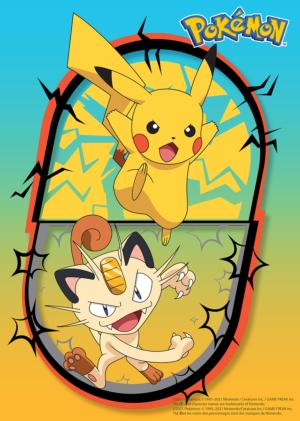 Pikachu Meowth Battle Video Game Children's Puzzles By Buffalo Games