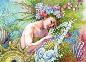 Coral Hymns Mermaid Jigsaw Puzzle By Willow Creek Press