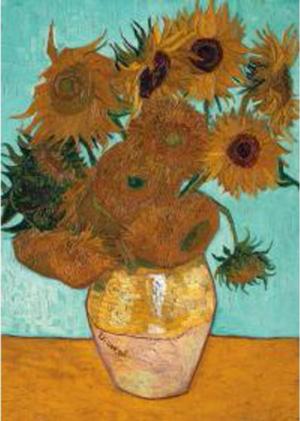 Sunflower Mini Puzzle Impressionism & Post-Impressionism Miniature Puzzle By Tomax Puzzles