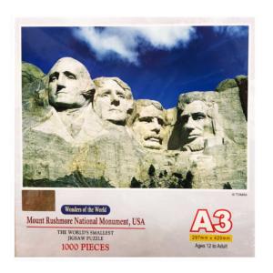 Mount Rushmore National Monument (Mini) United States Miniature Puzzle By Tomax Puzzles