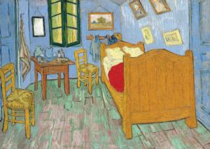 Van Gogh's Bedroom At Arles Mini Puzzle Fine Art Miniature Puzzle By Tomax Puzzles