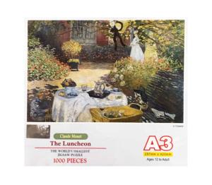The Luncheon Of The Boating Mini Puzzle Fine Art Miniature Puzzle By Tomax Puzzles