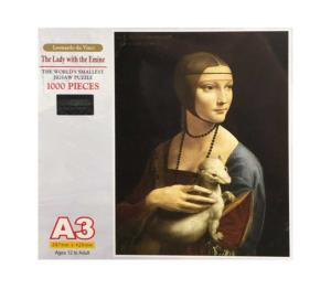 The Lady With The Emine Mini Puzzle Fine Art Miniature Puzzle By Tomax Puzzles