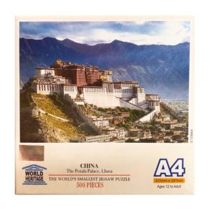 China: The Potala Palace Mini Puzzle Asia Miniature Puzzle By Tomax Puzzles