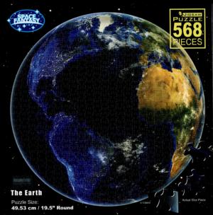 The Earth - Round Space Round Jigsaw Puzzle By Tomax Puzzles