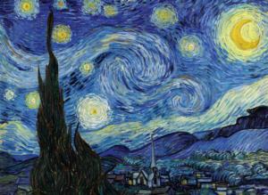 Starry Night Glow In The Dark Fine Art Jigsaw Puzzle By Tomax Puzzles