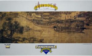 Quingming Shanghe Tu 3 Asian Art Panoramic Puzzle By Tomax Puzzles