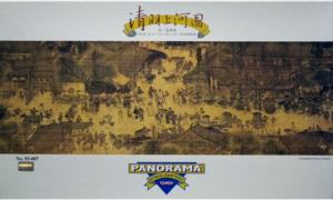 Quingming Shanghe Tu 7 Asian Art Panoramic Puzzle By Tomax Puzzles