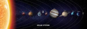 Solar System Panorama Science Panoramic Puzzle By Tomax Puzzles
