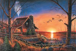 Gathering Sunrise / Sunset Jigsaw Puzzle By Tomax Puzzles