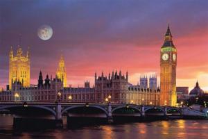 House Of Parliament London - Glow Puzzle London & United Kingdom Jigsaw Puzzle By Tomax Puzzles