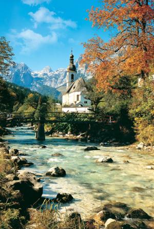 Ramsau Church Lakes & Rivers Jigsaw Puzzle By Tomax Puzzles