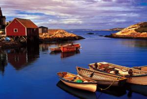 Peggy's Cove, St-Margarat's Bay Lakes & Rivers Jigsaw Puzzle By Tomax Puzzles