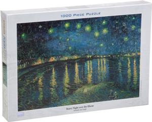 Starry Night Over The Rhone Fine Art Jigsaw Puzzle By Tomax Puzzles