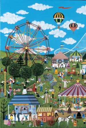 Carnival Time in Willow Bend Americana Jigsaw Puzzle By Tomax Puzzles