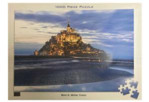 Mont St. Michel, France Seascape / Coastal Living Jigsaw Puzzle By Tomax Puzzles