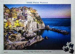 Picturesque Village Manarola Seascape / Coastal Living Jigsaw Puzzle By Tomax Puzzles