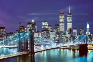 Brooklyn Bridge, USA (Glow) New York Jigsaw Puzzle By Tomax Puzzles