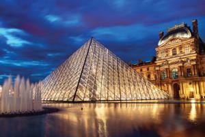 Louvre Pyramid, Paris, France Paris & France Jigsaw Puzzle By Tomax Puzzles